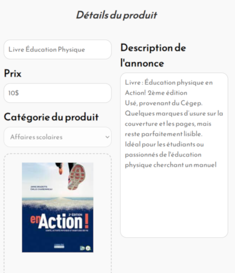 Projet MatRevente